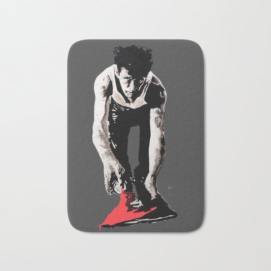 You better do it from the heart! Bath Mat