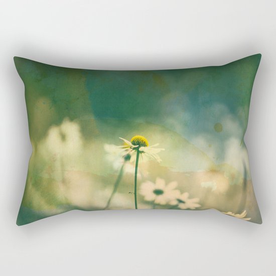 He Loves Me, He Loves Me Not Rectangular Pillow