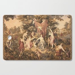 Antique 18th Century Romantic Goddess Aphrodite Parisian Tapestry Cutting Board