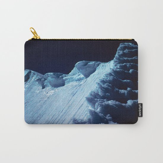 NATURE'S WONDER #2 - Glacier in the dark #art #society6 Carry-All Pouch