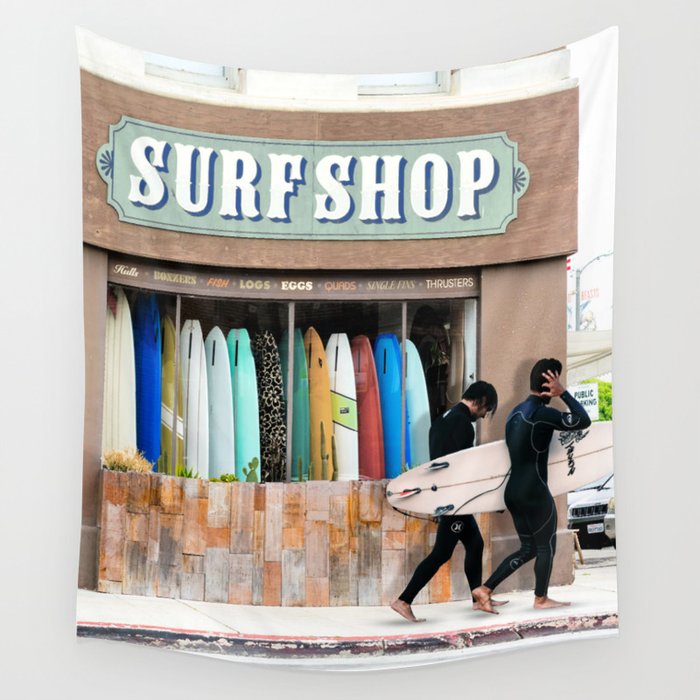 Surf Shop Wall Tapestry