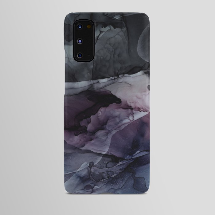 Moody Dark Chaos Inks Abstract Android Case