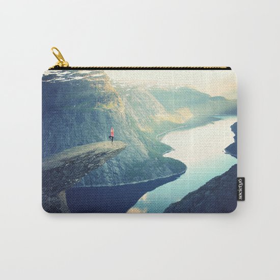 Trolltunga Landscape Scandinavian Norway Carry-All Pouch