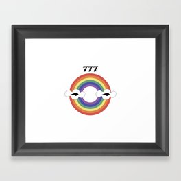 Rainbow 777 Framed Art Print