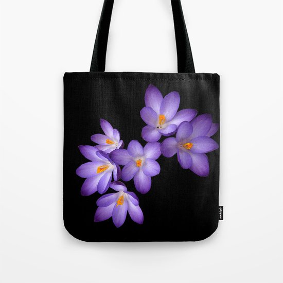 Purple Crocus Tote Bag
