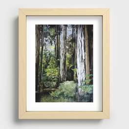 Pacific Northwest Rainforest Recessed Framed Print