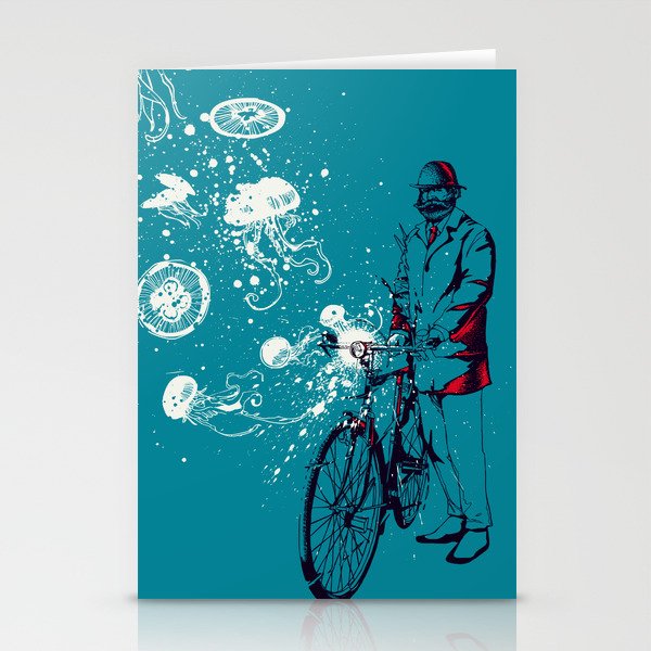 Journey in Blue Stationery Cards