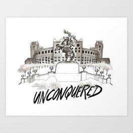 Unconquered - FSU Print Art Print