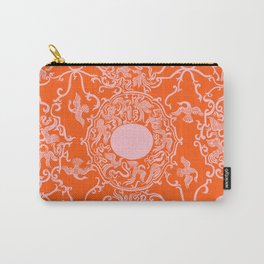 Decorative 01 Orange & Pink Carry-All Pouch
