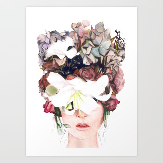 flowwerhead Art Print