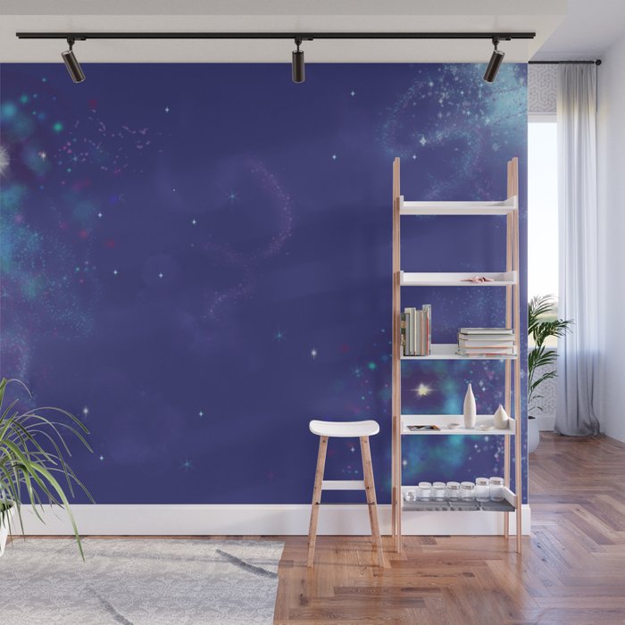 Space Dino 3 - Nebula Wall Mural