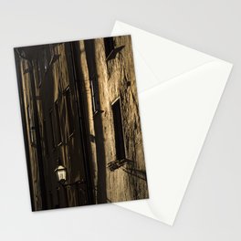 Old town facade Stationery Card