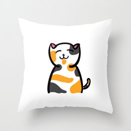 Muffin the Cats Throw Pillow