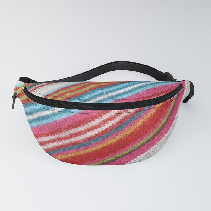 Striped woolen fabric. More fabrics in my port. Fanny Pack