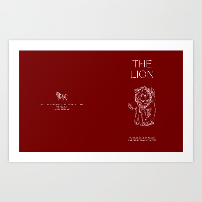 The Lion Art Print