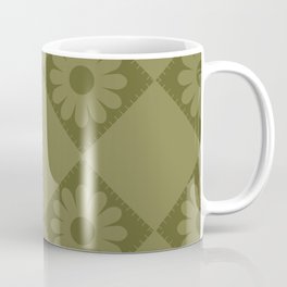 Groovy Patchwork - Olive Coffee Mug