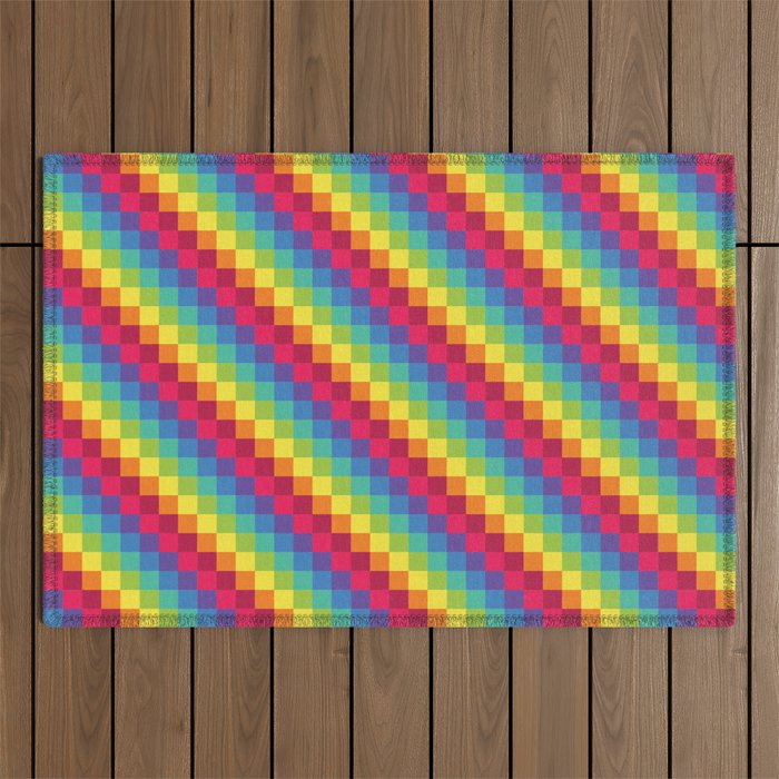 Rainbow Outdoor Rug