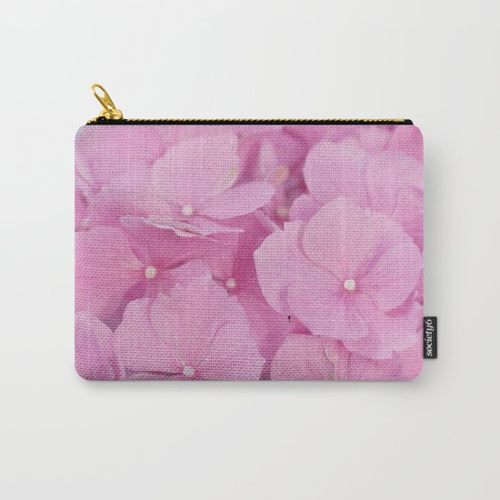 Light-Pink Hydrangeas #1 #decor #art #society6 Carry-All Pouch