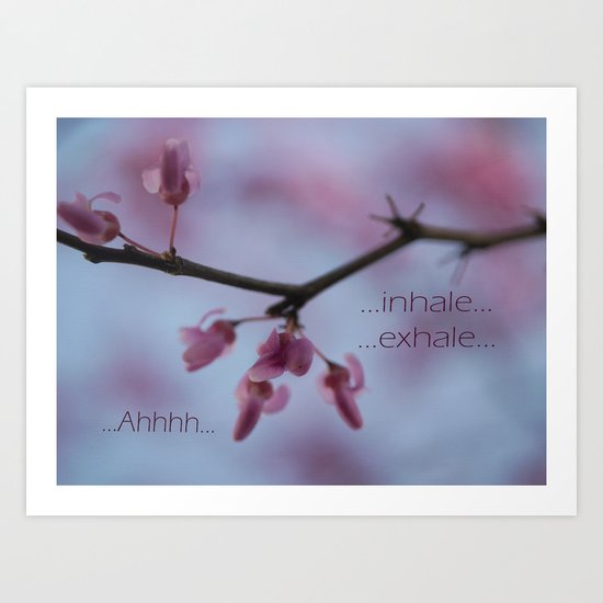 Ahhh Meditation Art Print