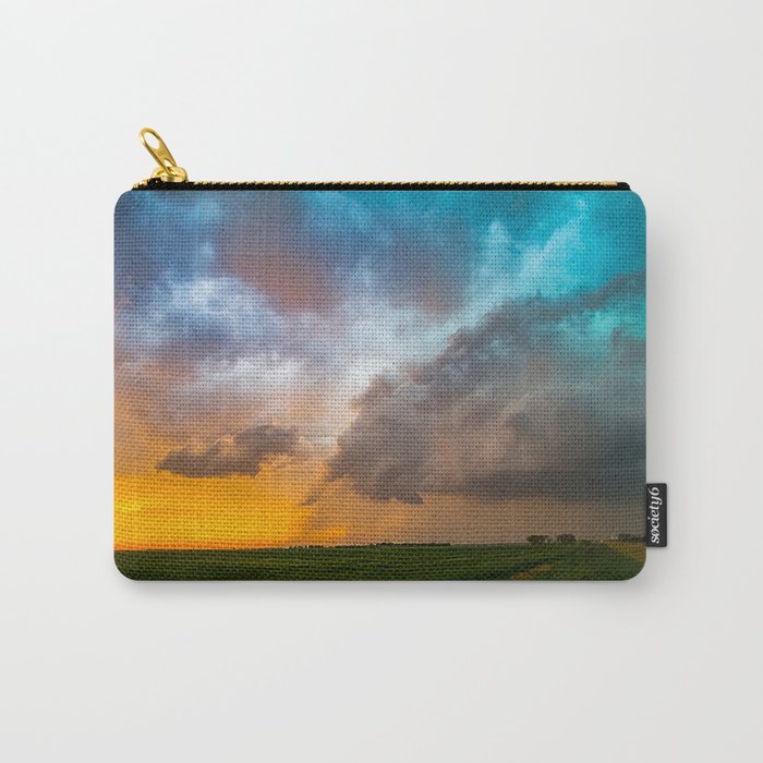 Glorious - Stormy Sky and Kansas Sunset Carry-All Pouch
