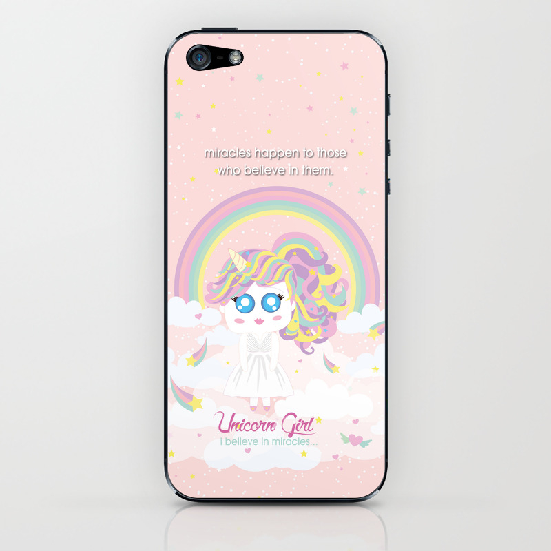 Unicorn Girl Iphone Skin By Aniqueland Society6