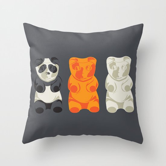 You don't fit in. Throw Pillow