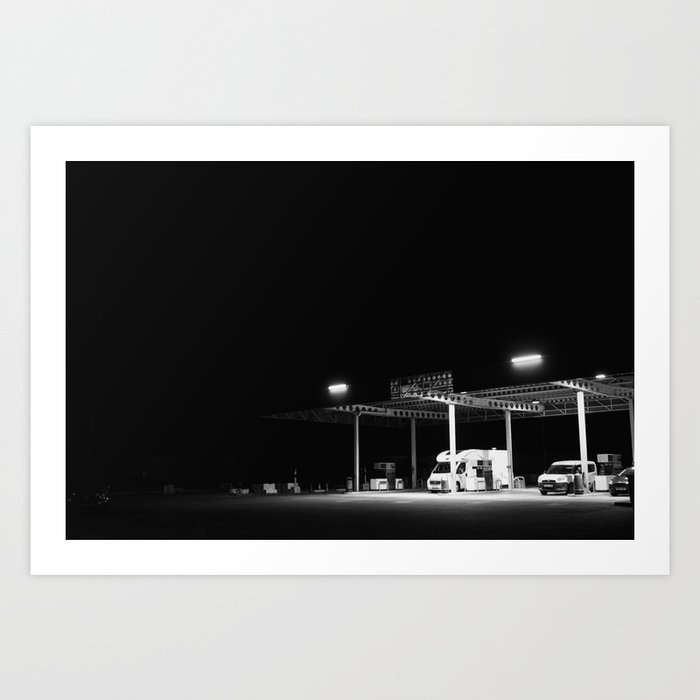 Fuel Station Art Print