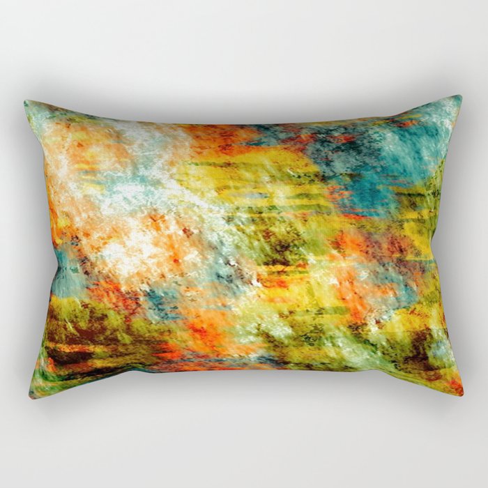 ABSTRACT COLOR. Rectangular Pillow