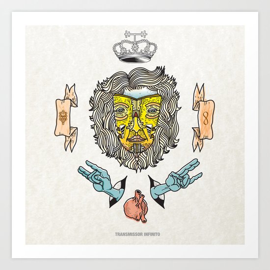 Transmissor Infinito Art Print