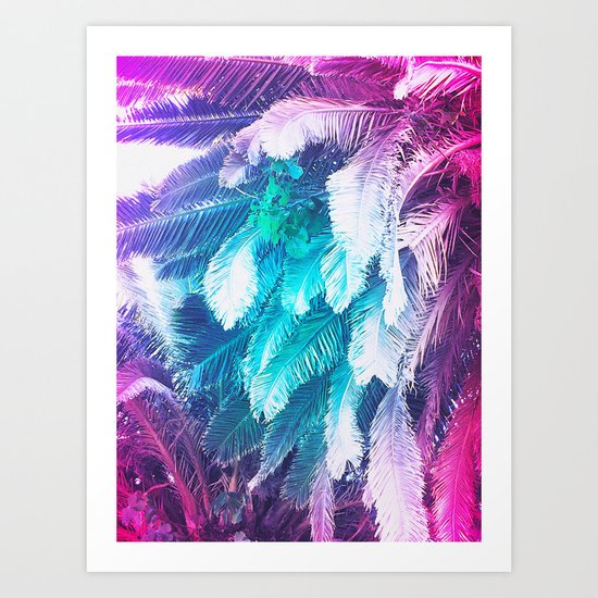 Rainbow Jungle Art Print