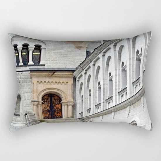 Tinted Doorway Rectangular Pillow