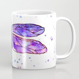 Galaxy watercolor dragonfly Coffee Mug