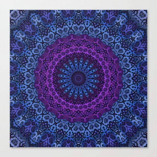 Twilight Mandala Canvas Print