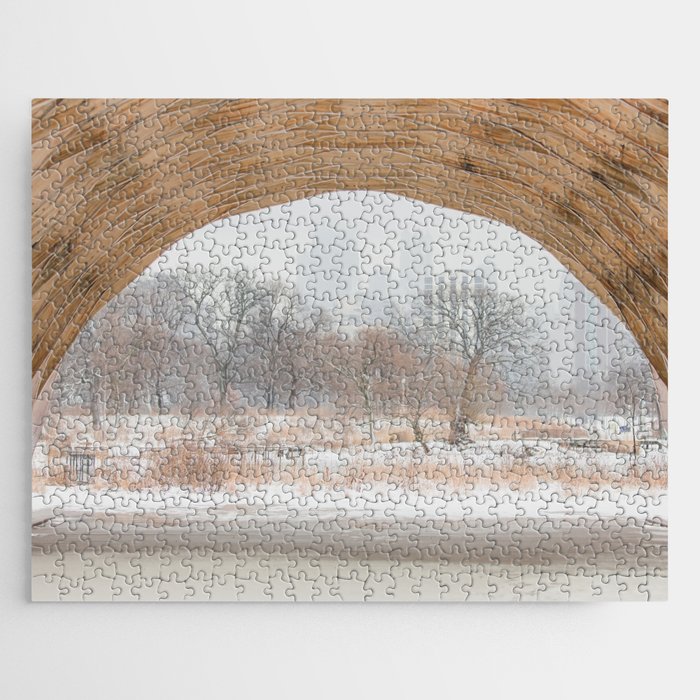 Snow Day in Lincoln Park Jigsaw Puzzle