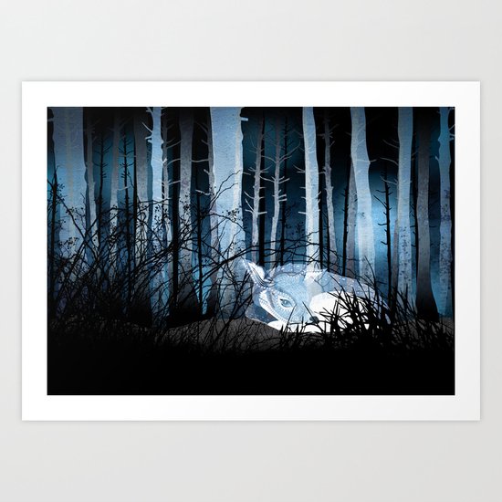 soft sleep Art Print