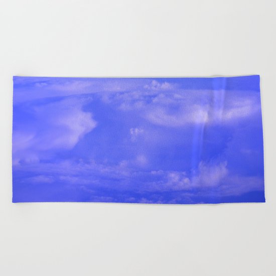 Aerial Blue Hues IV Beach Towel