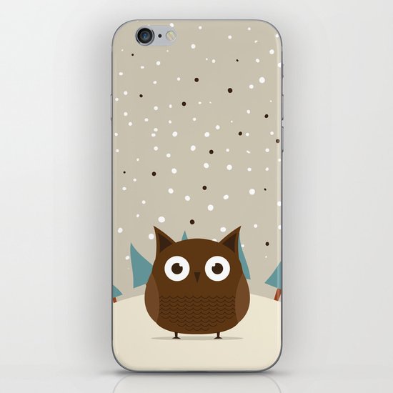 Cute owl iPhone & iPod Skin