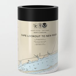 Cape Lookout to New River Nautical Chart 11543 Can Cooler