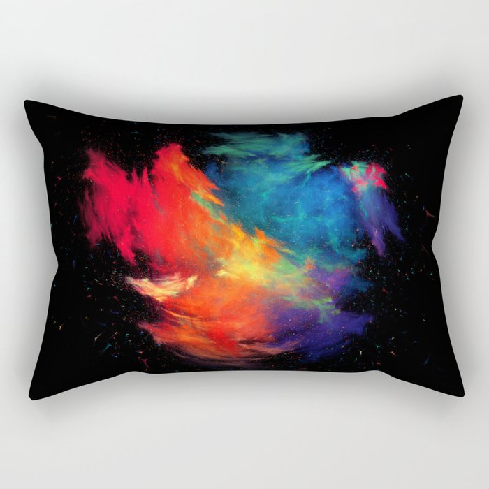 Rainbow colors Rectangular Pillow