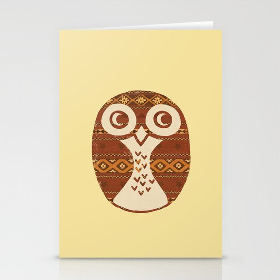 Navajo Owl Stationery Cards
