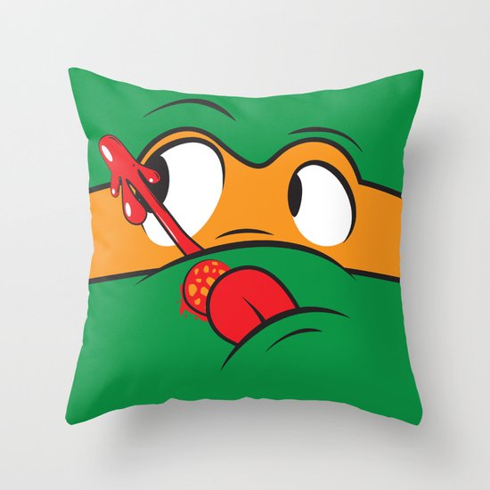 Who Watches the Pizza? Throw Pillow