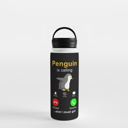 Penguin is calling Water Bottle