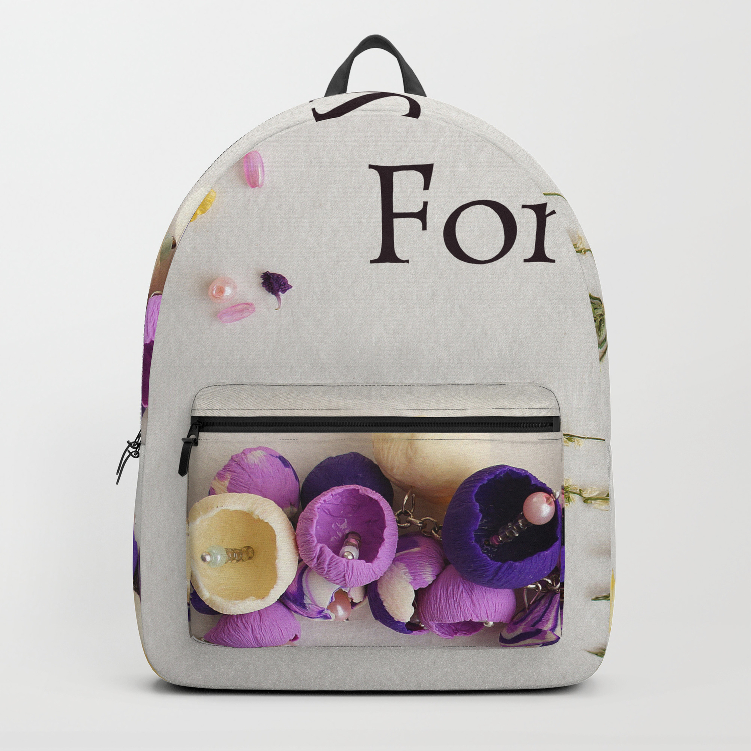 bag of dried flowers