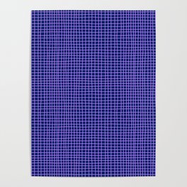 Purple Grid Poster