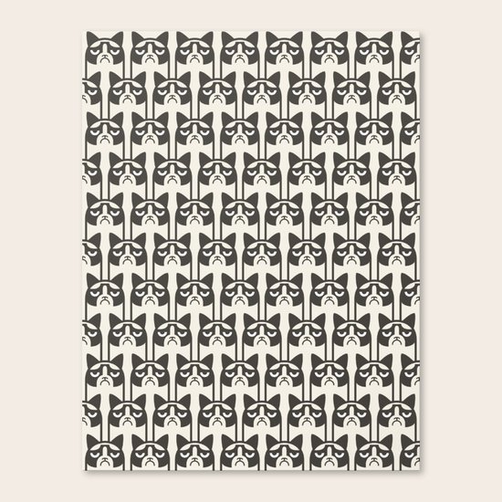 Grumpy Kitties Canvas Print