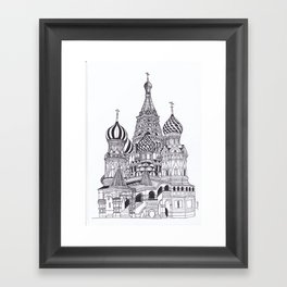 Saint Basil Cathedral, Moscow  Framed Art Print