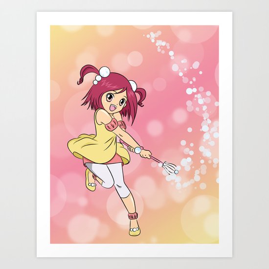 Bubble Maker Art Print