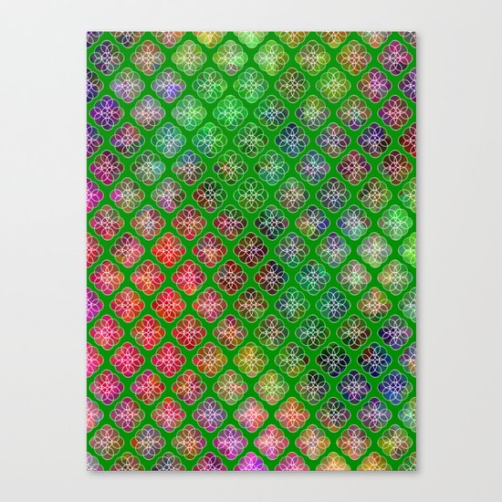 Peek A Boo Colors Canvas Print