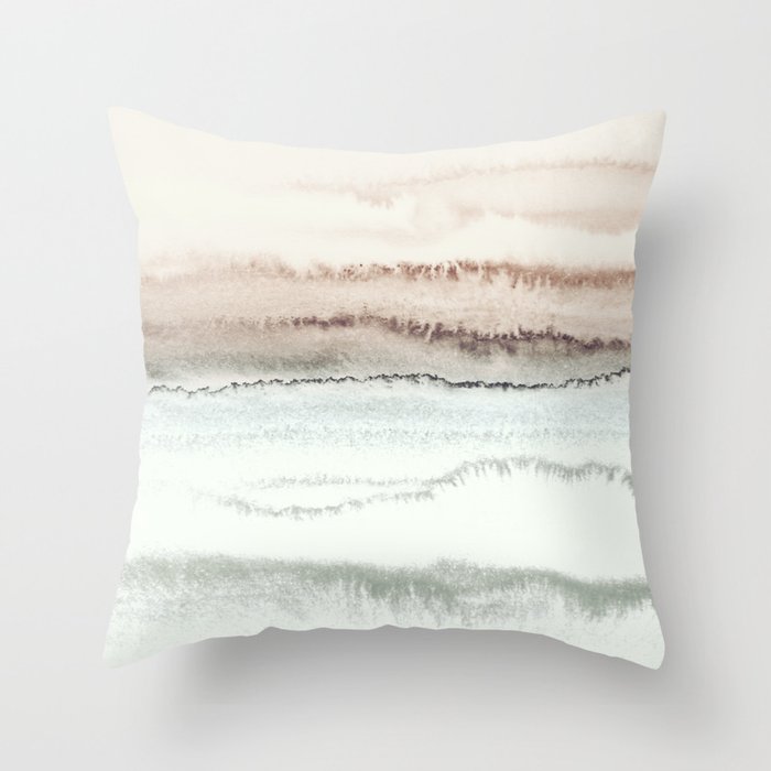 WITHIN THE TIDES NATURAL THREE by Monika Strigel Throw Pillow