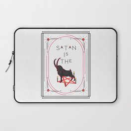 "Satan Is The Goat" (Art Deco Style) Laptop Sleeve